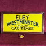 Eley Westminster Cartridges Painted Glass Sign