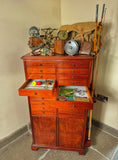 Magnificent Angler’s Fishing Tackle Display Storage Cabinet