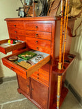 Magnificent Angler’s Fishing Tackle Display Storage Cabinet