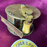 Rare Folding Handle Brass Salmon Mahseer Reel