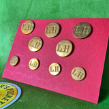 Ludlow Hunt Brass Buttons by Firmin London