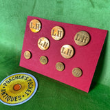 Ludlow Hunt Brass Buttons by Firmin London