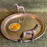 Silver Plated Greyhound Serving Platter