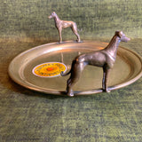 Silver Plated Greyhound Serving Platter