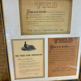 The Field Game Certificates Cotswold Game Farm