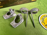 Cased Pair Cock Fighting Spurs or Gaffs for display