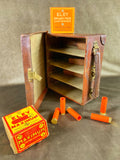 Antique Leather Shotgun Cartridge Magazine