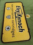 Original Double Sided Eley Kynoch Cartridges Advertising Sign