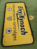 Original Double Sided Eley Kynoch Cartridges Advertising Sign