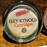 Pair of Eley Cartridges Promotional Glass Paperweights