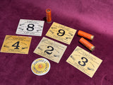Five original Eley Cartridges Place/Peg Markers
