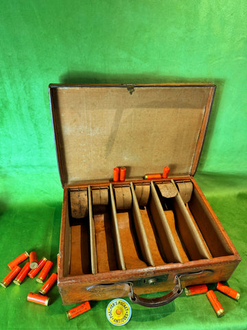 Fine Leather Shotgun Cartridge Magazine Luggage