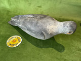 Original Carved Wood Pigeon Decoy