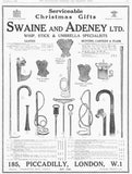 1920s Swaine & Adeney Silver Leather Hunting Canteen Set