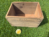 Eley Cartridges Small Arms Ammunition Wooden Crate