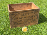 Original 1930s Eley Cartridges Grand Prix Wooden Crate