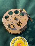 All Brass Wide Spool 4” Salmon Reel