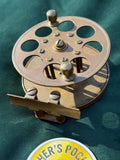All Brass Wide Spool 4” Salmon Reel