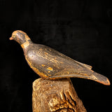 Antique English Wooden Pigeon Decoy (A)