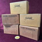 Five Vintage Game Carriage Boxes