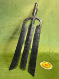 Large 3-Tine Wrought Iron Eel Spear