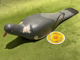 British Wooden Pigeon Decoy with Stand by Boddy