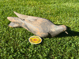 Handsome 1920s Wooden Pigeon Decoy