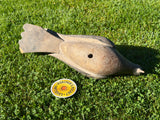 Handsome 1920s Wooden Pigeon Decoy