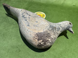 Original Hand Carved Wood Pigeon Decoy