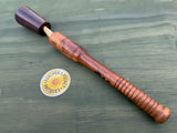 19thC English Turned Boxwood Lignum Gamekeeper’s Swingle