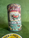Rare Spratt’s Black Frite Pheasant Gapes Cure Tin