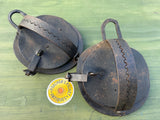 Pair of Round Jaw Gin Traps with 6” Jaws