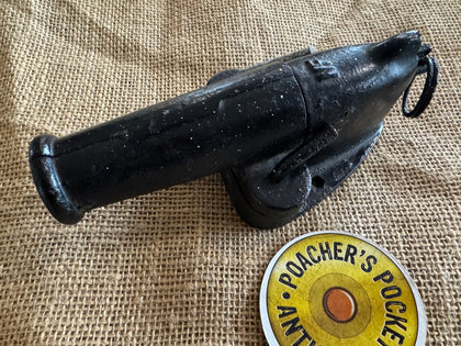 Vintage Cast Iron Poacher Alarm Canon