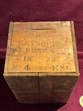 Kynoch Bonax Cartridges Wooden Crate 1880s