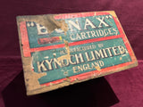 Kynoch Bonax Cartridges Wooden Crate 1880s