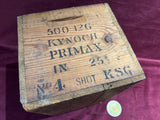 Kynoch Primax Shotgun Cartridges Shipping Crate