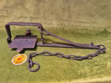 Large 7” Jaw Flat Spring Gin Trap