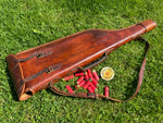 Original Leather English Shotgun Leg of Mutton Case