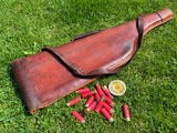 Original Leather English Shotgun Leg of Mutton Case