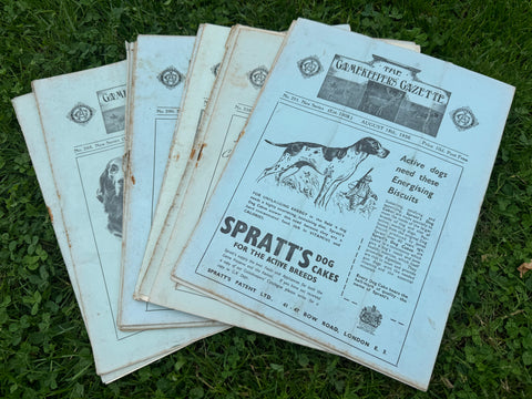 12 Vintage Gamekeepers Gazette Magazines