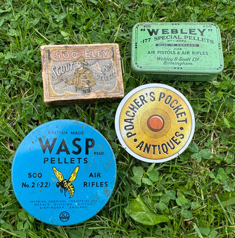 3 Eley Webley Wasp Airgun Pellet Boxes