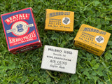 Vintage Card Air Gun Pellet Boxes with some contents