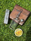 1920s Swaine & Adeney Silver Leather Hunting Canteen Set