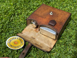 1920s Swaine & Adeney Silver Leather Hunting Canteen Set