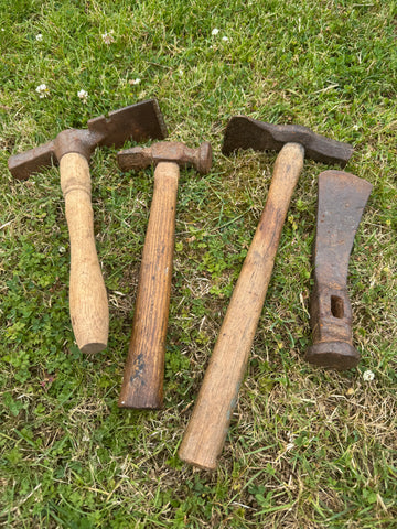Collection of Four Rabbit Trap Setting Hammers