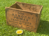 C1920 Kynoch Primax Cartridges Wooden Crate