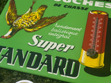 Original Super Standard Cartridges Advertising Thermometer Showcard