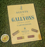 Gallyon’s Precision Loaded Cartridges Original Showcard