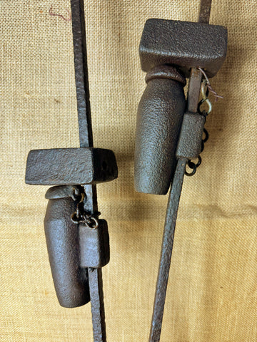 Pair Lightwood Long Drop Poacher Alarm Guns