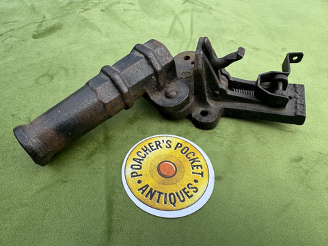 Antique Cast Iron Poacher Alarm